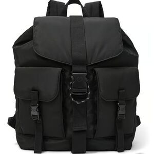 PINK By VICTORIA'S SECRET Nylon Cargo Backpack BLACK NEW MSRP $60